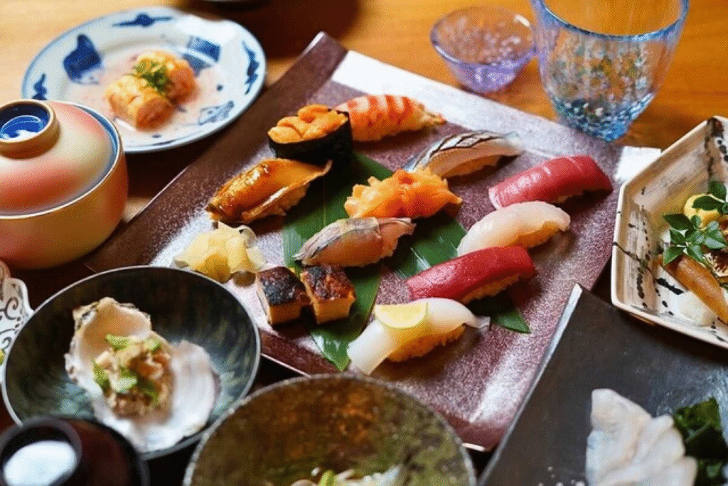 Sushi restaurant in Shinjuku
